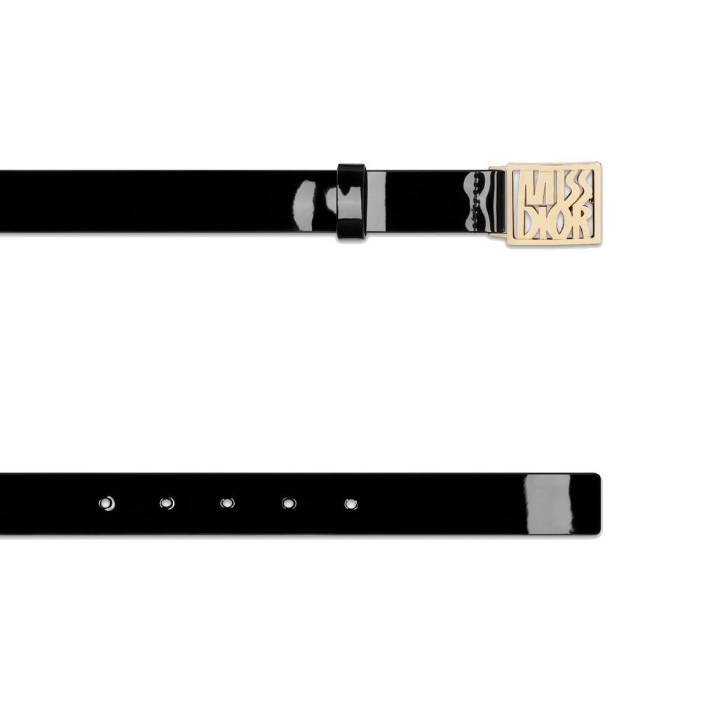 Black Leather Regular Belt