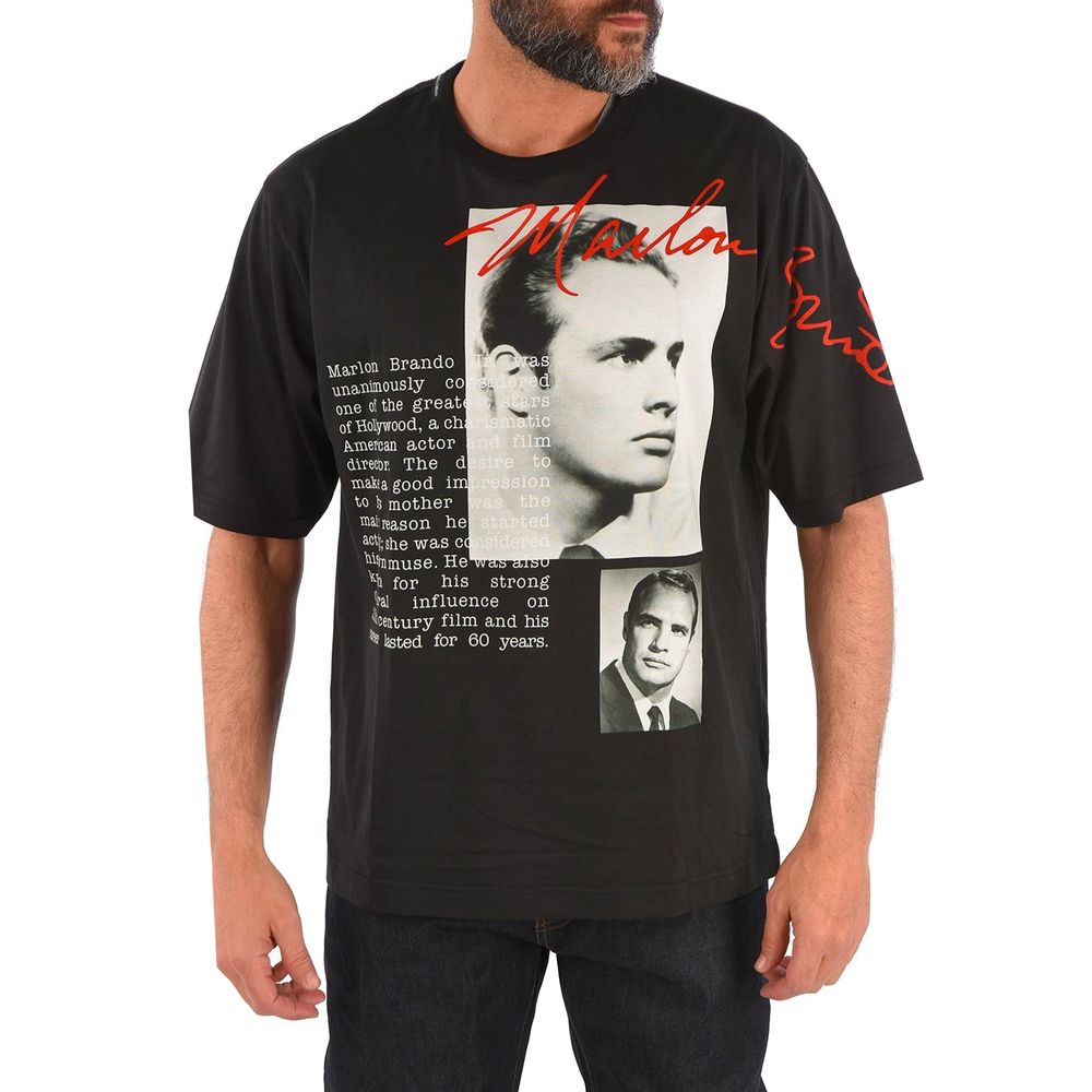 Black Cotton T-Shirt