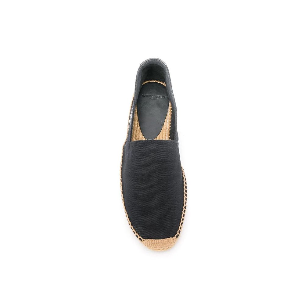 Black Canvas Espadrilles