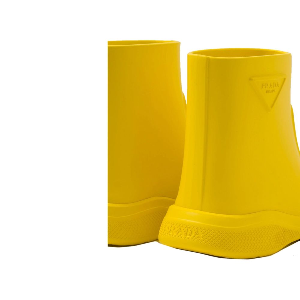 Bicolor Rubber Rain Boots