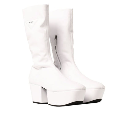 White Polyethylene Boots