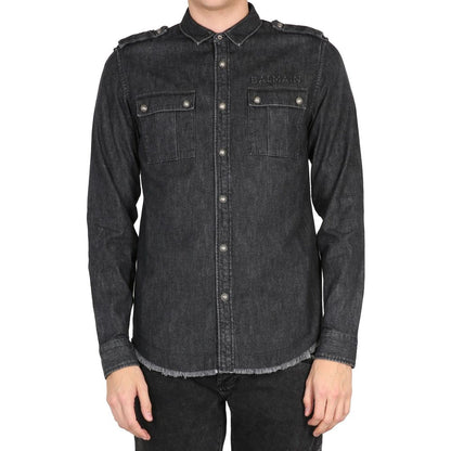 Black Denim Shirt