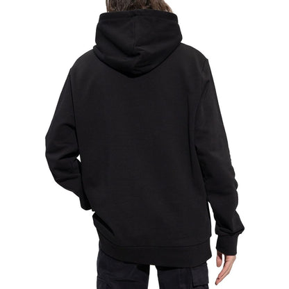 Black Cotton Sweatshirt