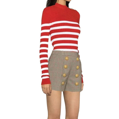 Beige Polyester Short And Mini Shorts