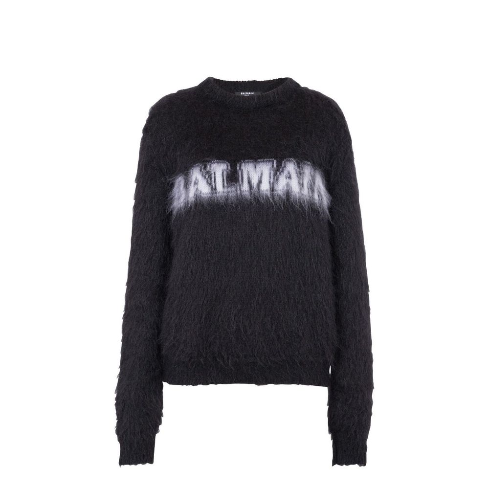 Black Mohair Sweatshirt