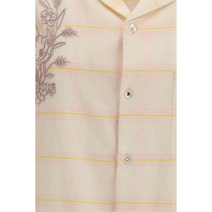 Multicolor Cotton Shortsleeve Shirt