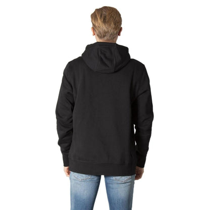 Black Cotton Sweatshirt