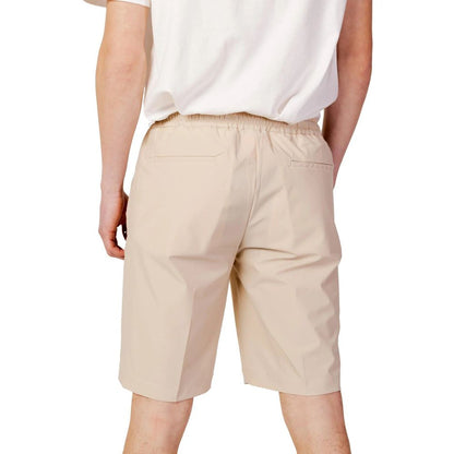 Beige Nylon Shorts