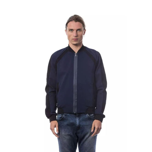 Blue Viscose Bomber
