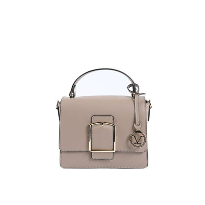 Beige Leather Crossbody Bag