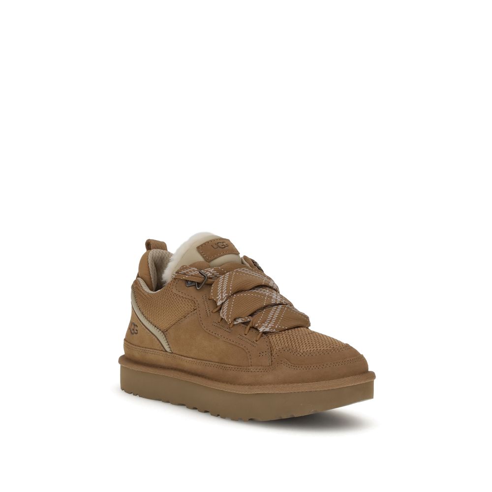 Brown Rubber Low Top Sneakers