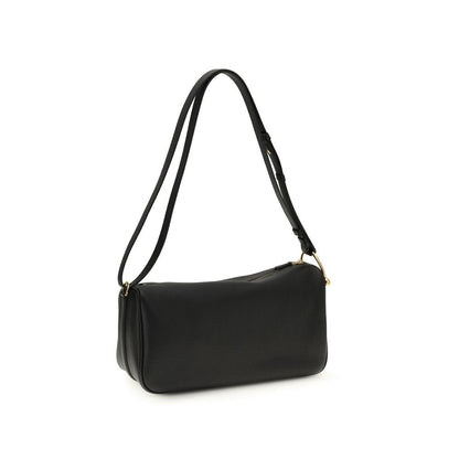 Black Calf Leather Bos Taurus Handbag