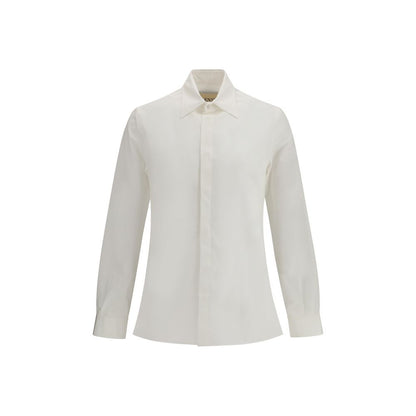 White Cotton Dress Shirt
