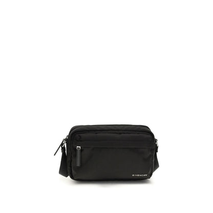 Black Polyamide Shoulder Bag