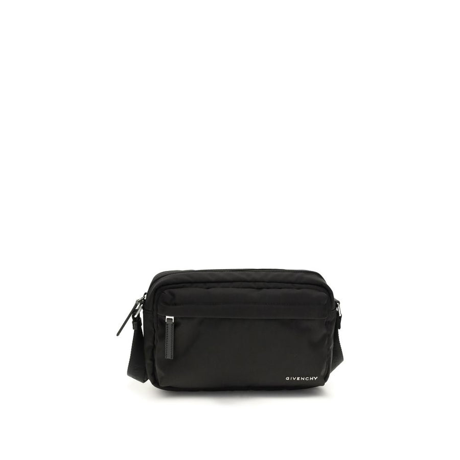 Black Polyamide Shoulder Bag
