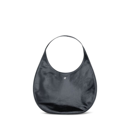 Black Calf Leather Bos Taurus Shoulder Bag