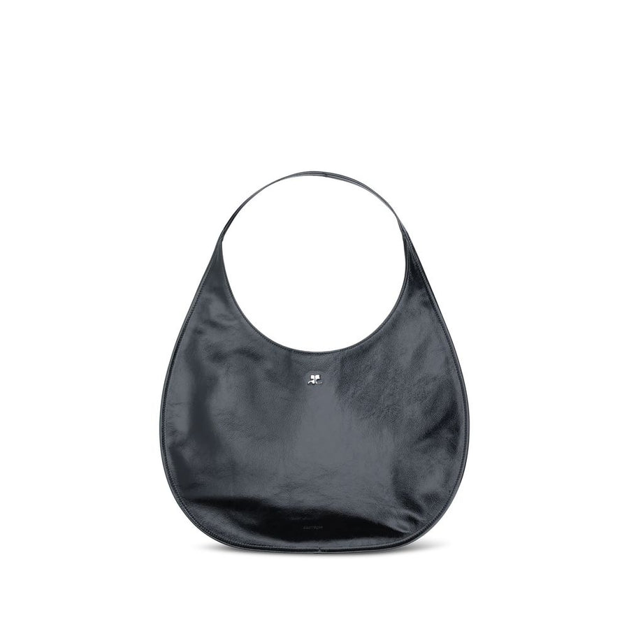 Black Calf Leather Bos Taurus Shoulder Bag