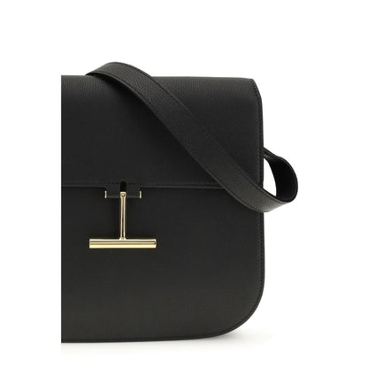 Black Calf Leather Bos Taurus Shoulder Bag