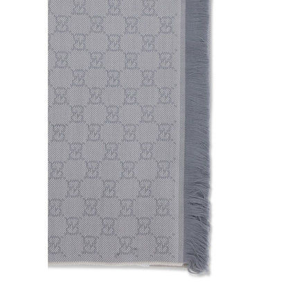 Gray Wool Scarf