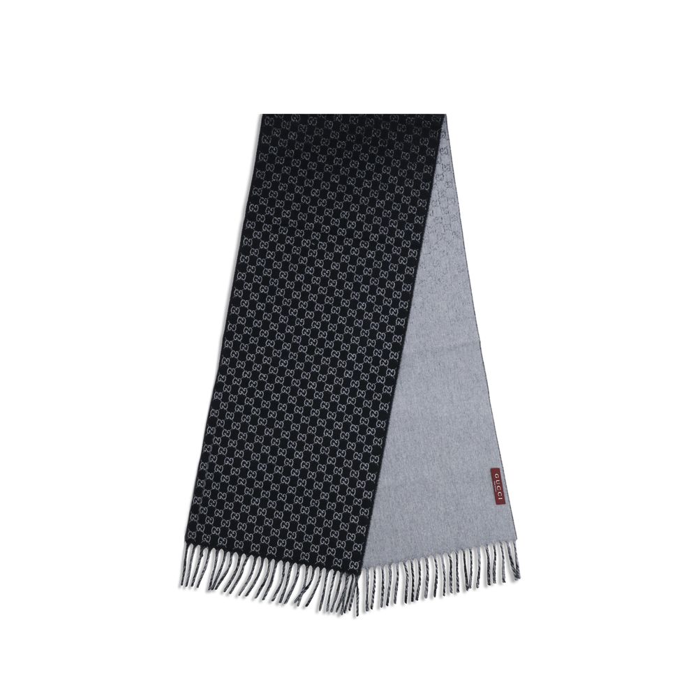Black Wool Scarf