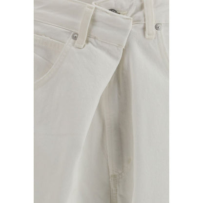 White Cotton Jeans Denim