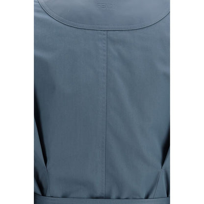 Light Blue Cotton Coat