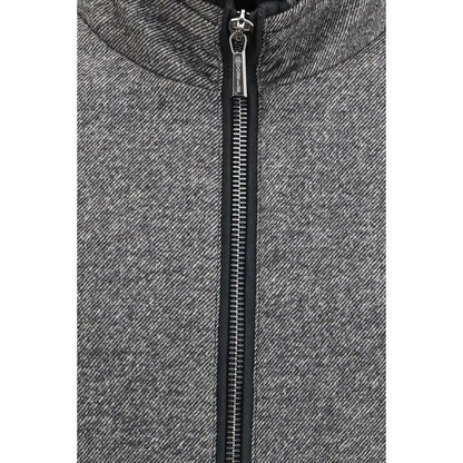Gray Cashmere Bomber