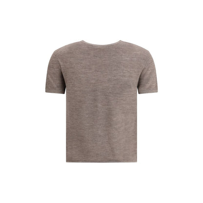 Brown Cashmere T-Shirt