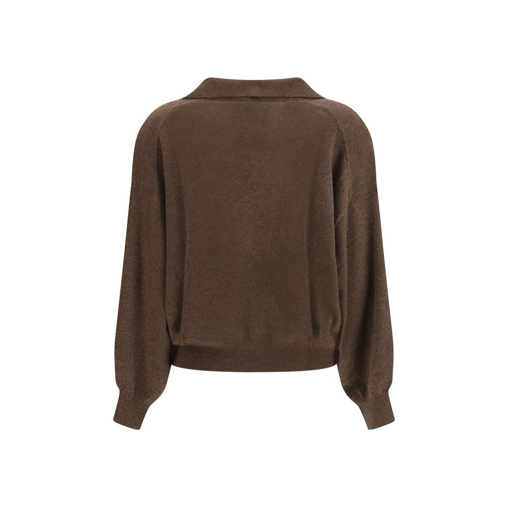 Brown Cashmere Sweatshirt
