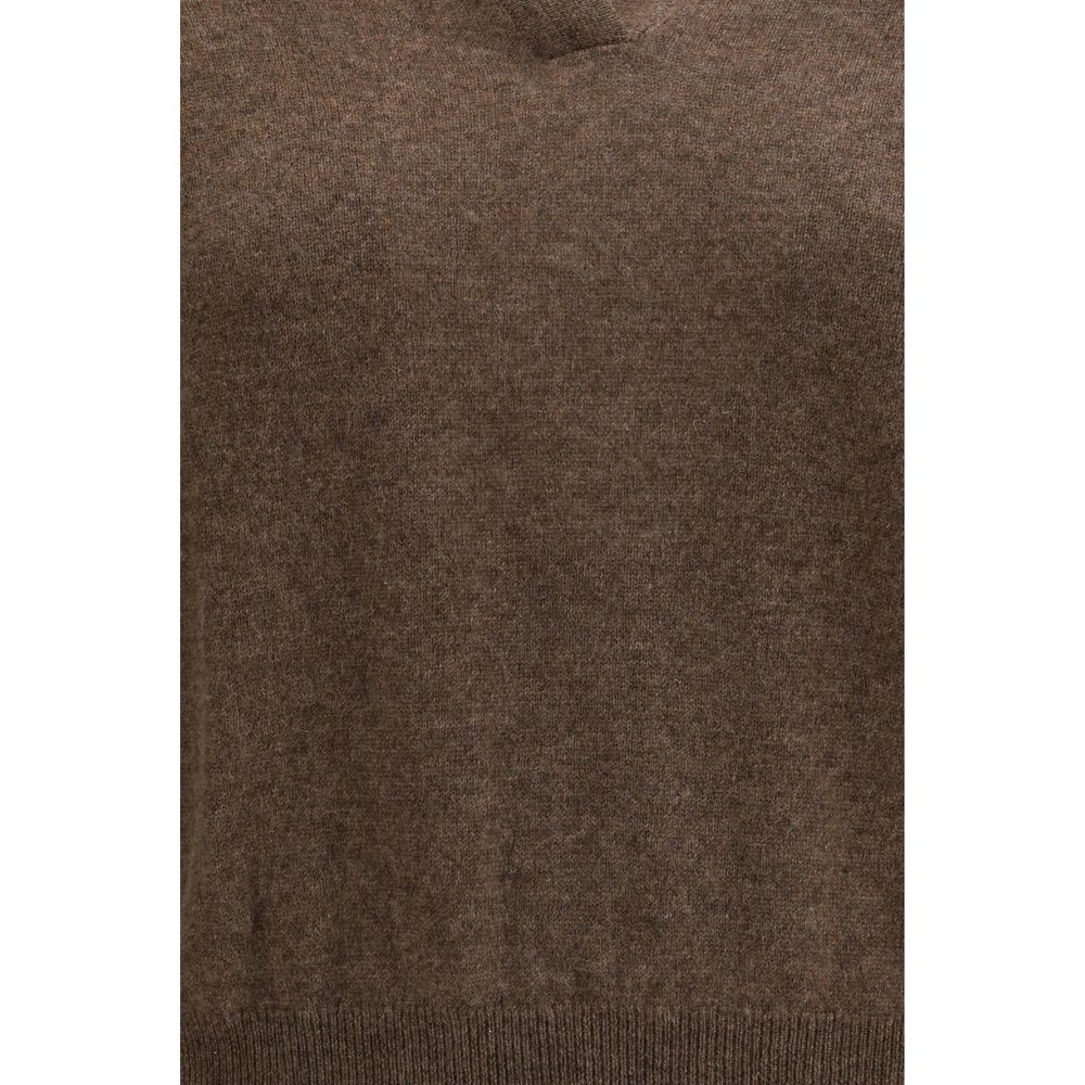 Brown Cashmere Sweatshirt