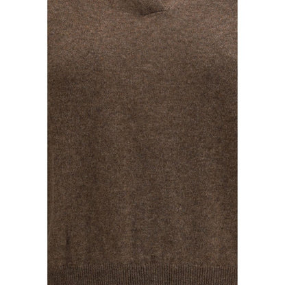 Brown Cashmere Sweatshirt