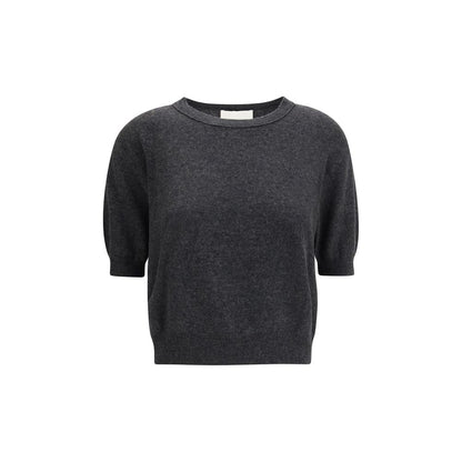 Gray Fleece Wool T-Shirt