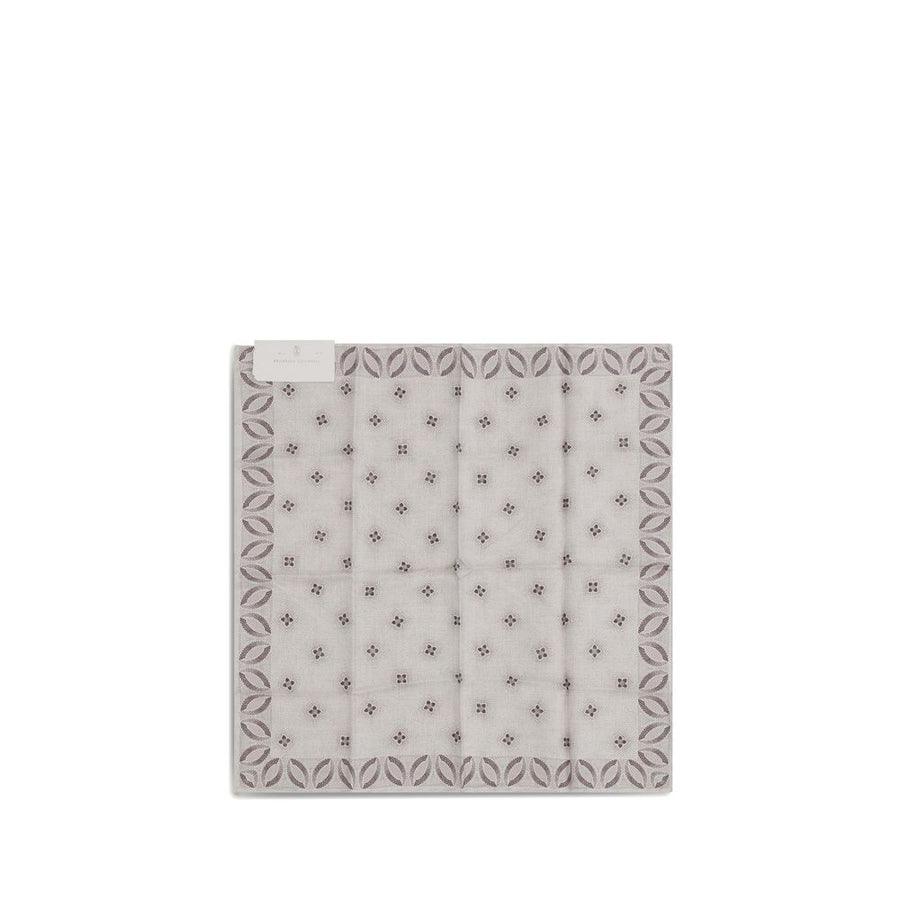 Beige Silk Pocket Square