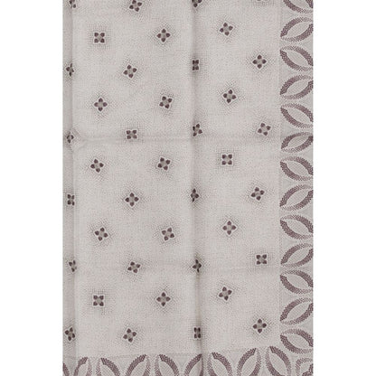 Beige Silk Pocket Square