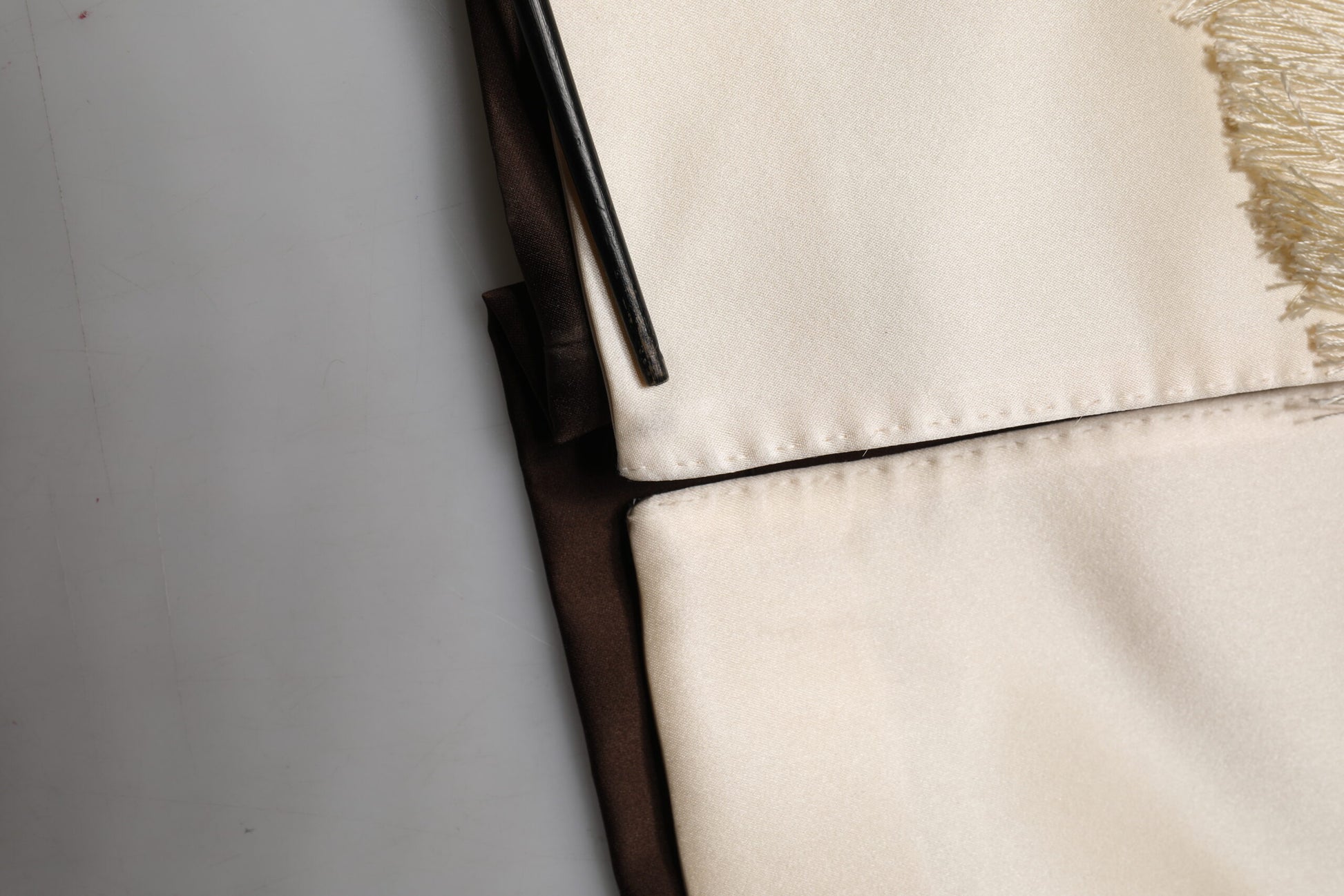 Brown Cream Lounge Belted Bathrobe Jacket