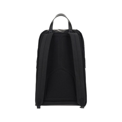 Black Recycled Polyamide Backpack