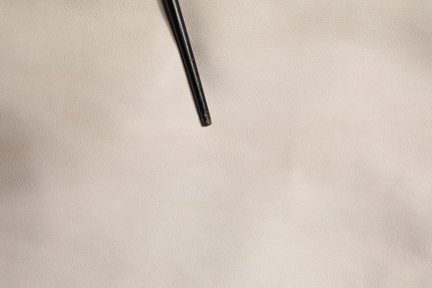 Beige Leather Button Down Men Casual Shirt