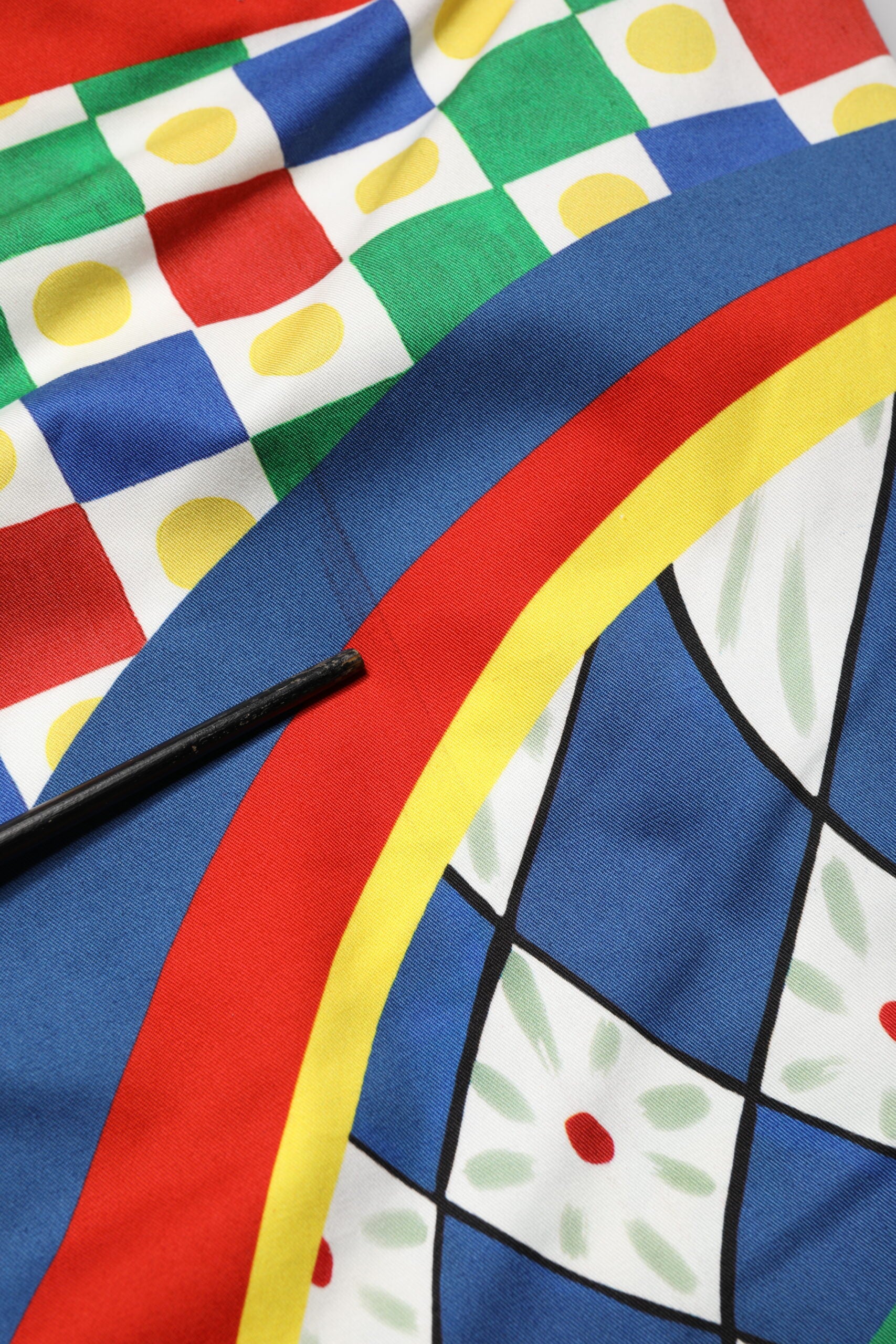 Multicolor Carretto Print Men Bermuda Shorts