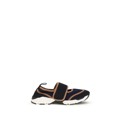 Multicolor Polyamide Athletic Sneakers