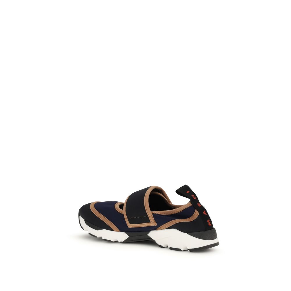 Multicolor Polyamide Athletic Sneakers