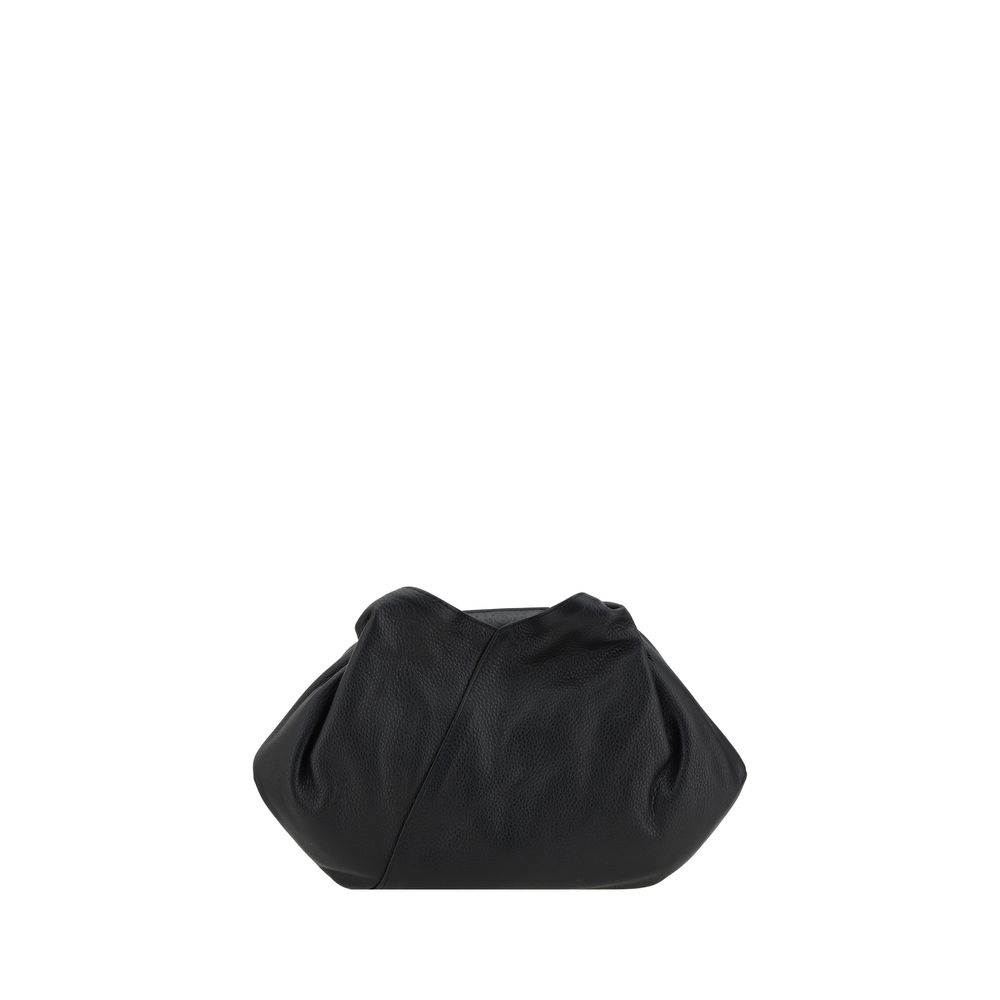 Black Calf Leather Bos Taurus Handbag