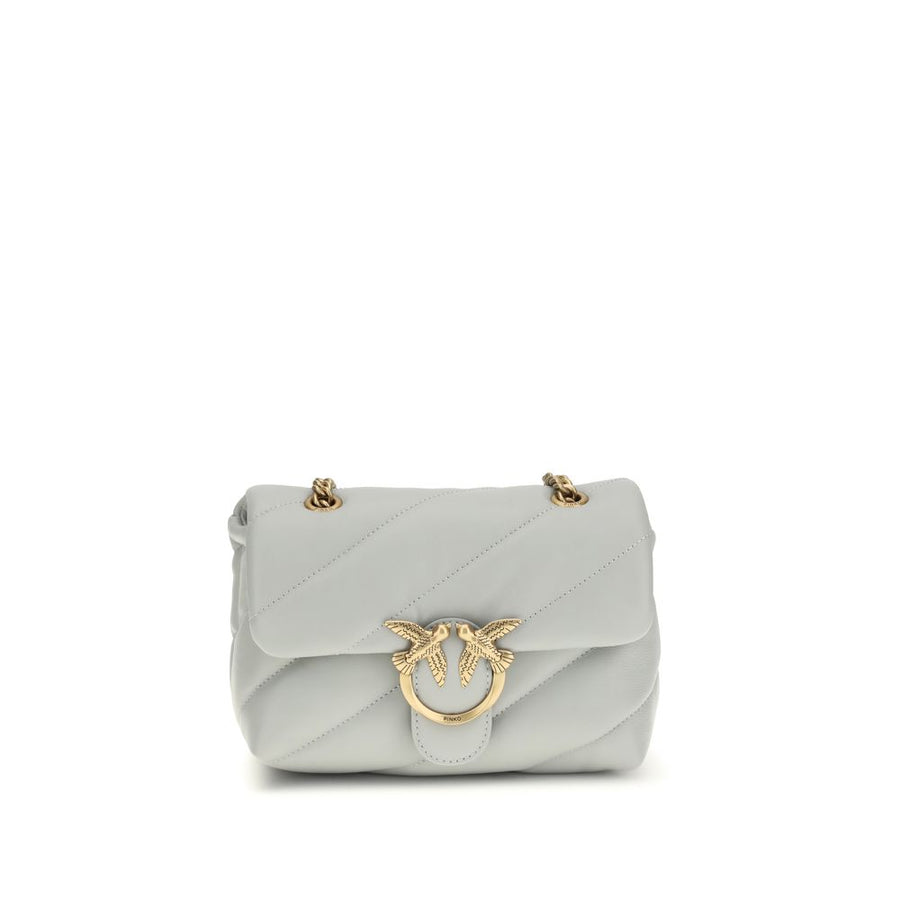 Gray Calf Leather Bos Taurus Shoulder Bag