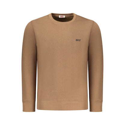 Marrone Cotton Men Sweatshirt