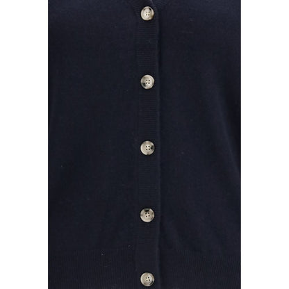 Blue Cashmere Cardigan