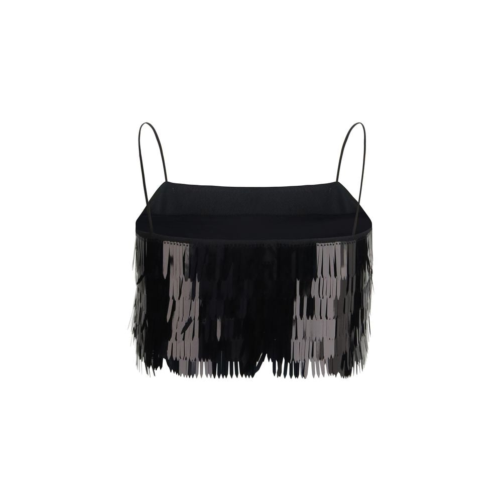 Black Polyester Blouse