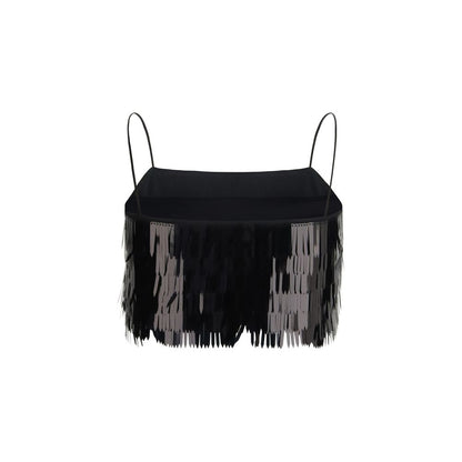 Black Polyester Blouse
