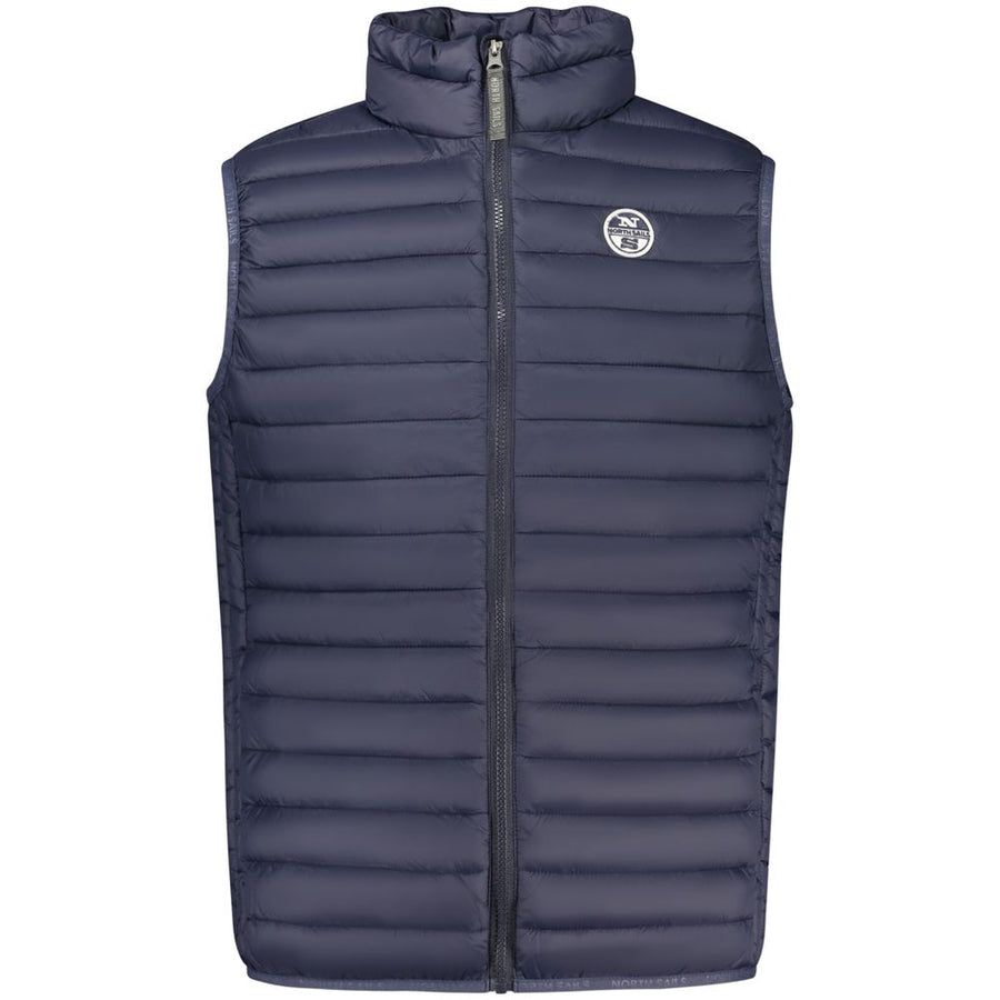 Blu Poliammide Men's Jacket