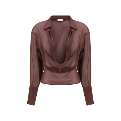 Purple Silk Blouse