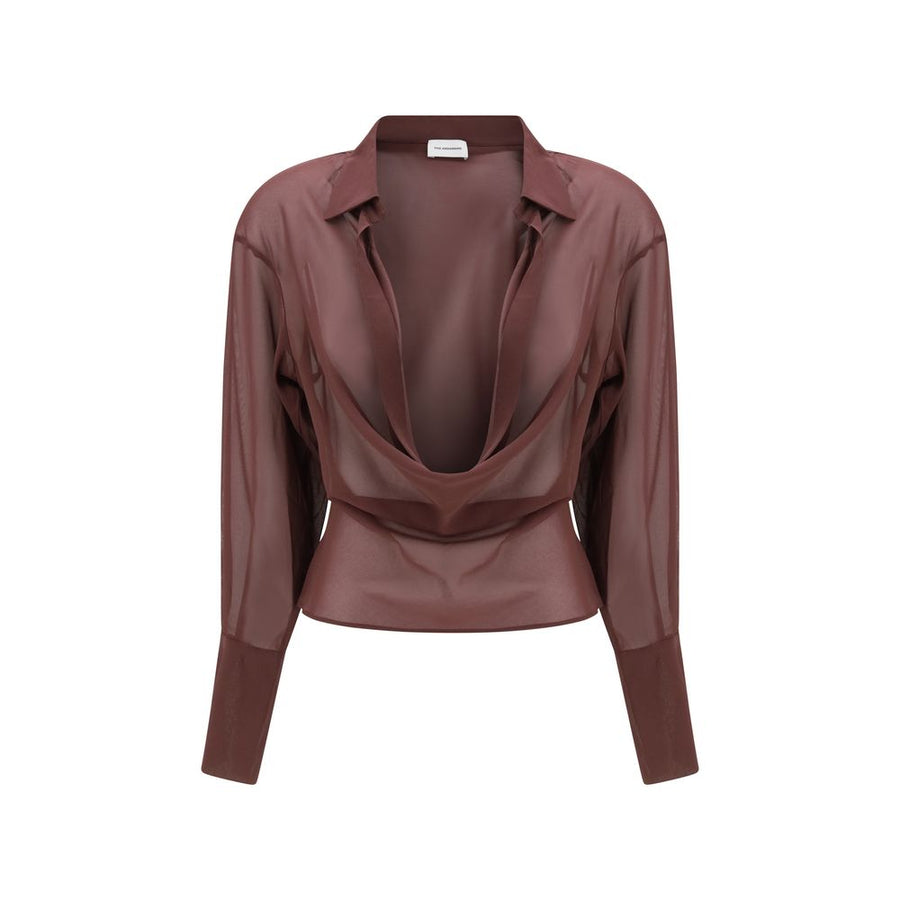 Purple Silk Blouse