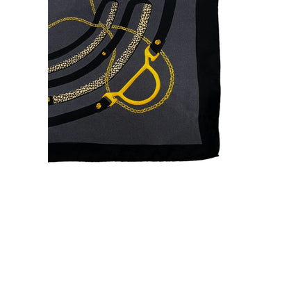 Black Silk Women Scarf
